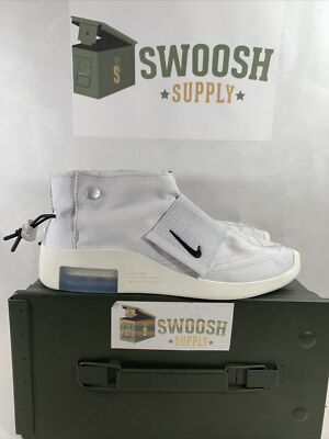 NIKE AIR FEAR OF GOD MOC PURE PLATINUM BLACK SAIL AT8086-001 SIZE 12 NEW Buy Nike Air Fear Of God Moc  main image 2