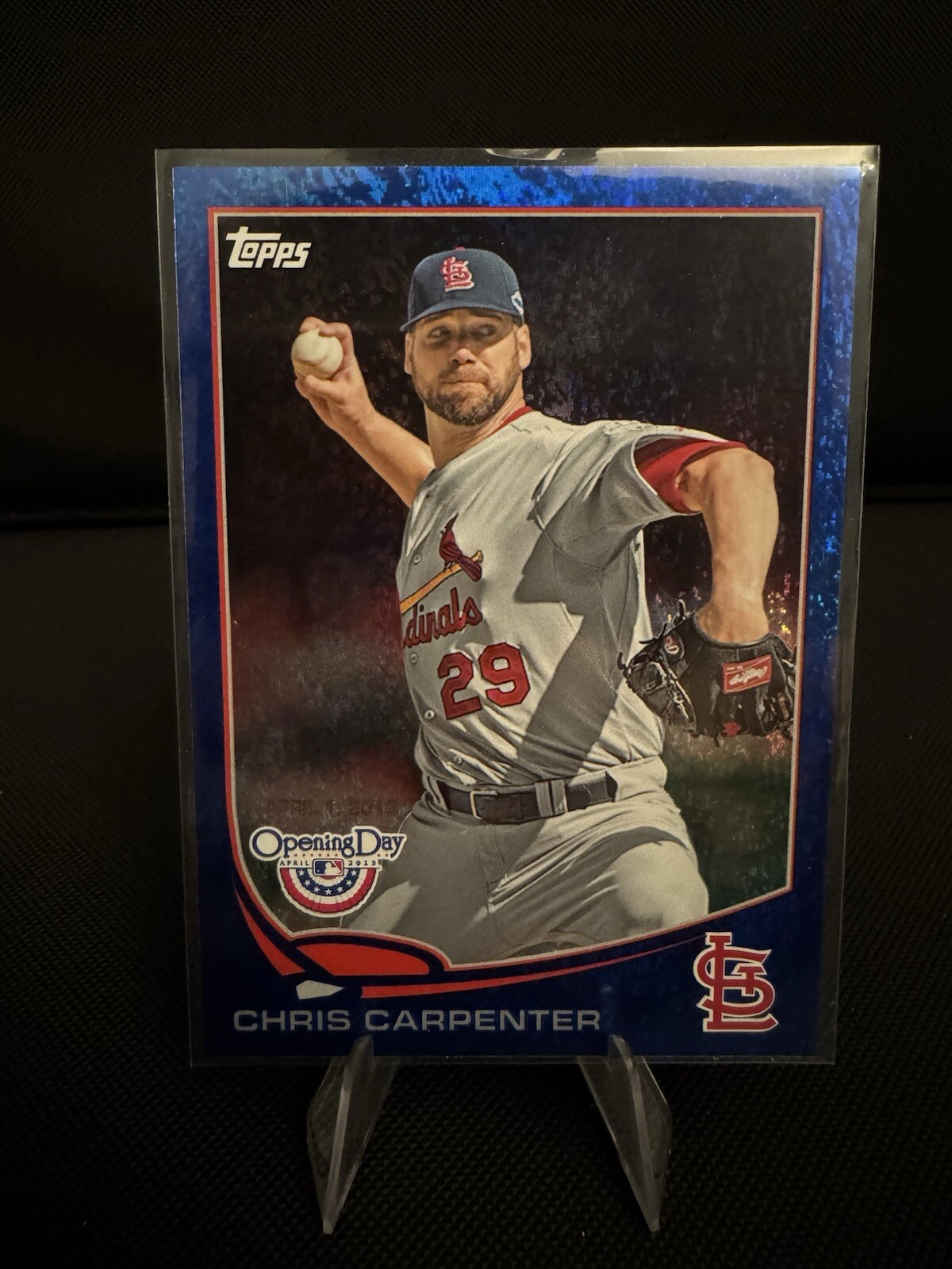 2013 Topps Opening Day Blue Parallel Chris Carpenter 190/2013 RARE