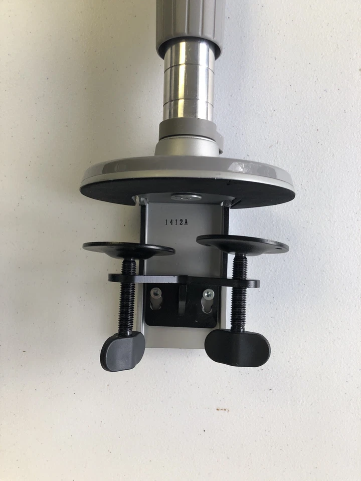 HumanScale M2 M/FLEX Single Monitor Arm Straight Link 12" Post CLAMP MOUNT - Image 3 of 4