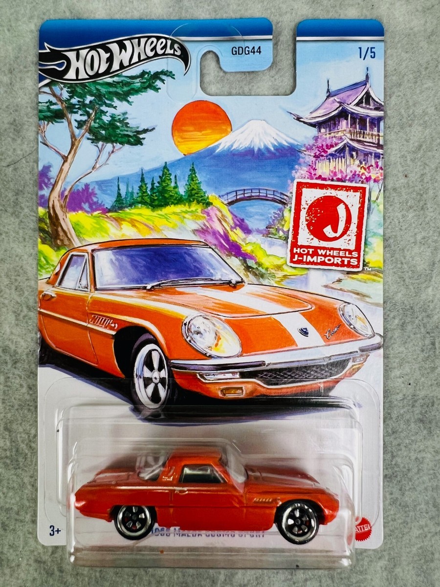 🎌🎌🎌Hot Wheels J-Imports 1968 Mazda Cosmo Sport Orange H30