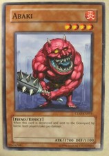 1996 Yu-Gi-Oh! TCG "ABAKI" Card CDIP-EN013 FREE SHIPPING!!