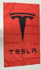 Tesla Motors Styl2 Banner Flag Car Electric Model S 3 Roadster Mechanic Man Cave