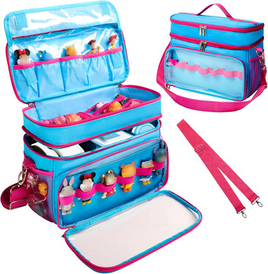 Carrying Case Compatible with Toniebox Starter Set, Double Layer Storage Bag 