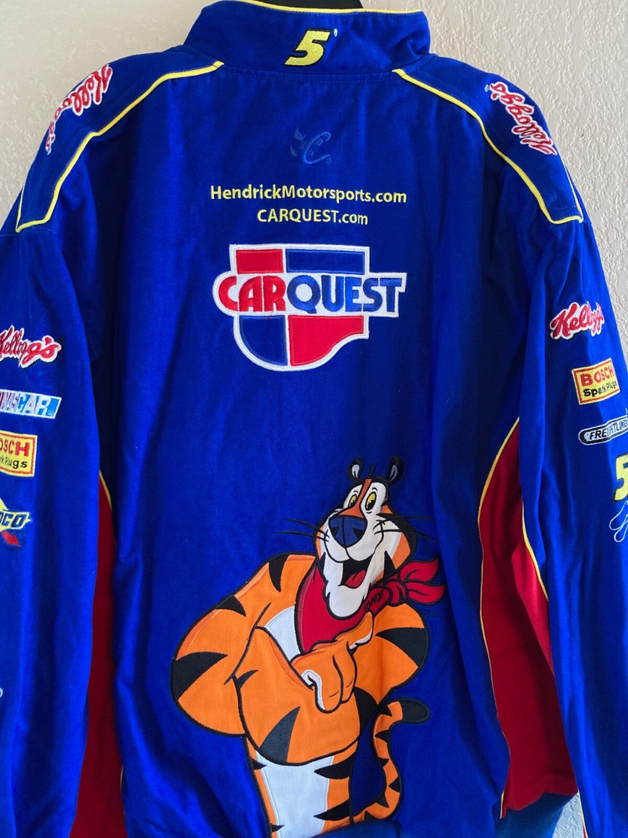 NASCAR CHASE AUTHENTICS レースジャケット L NASCAR Chase Authentics Drivers Line Jimmy Johnson Lowe's