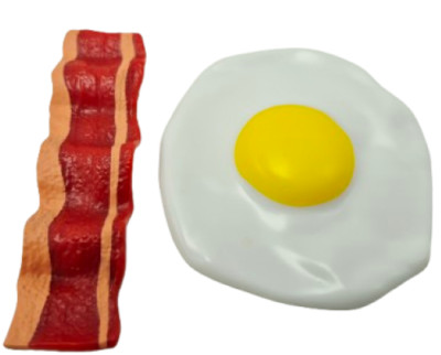 Play Food Vintage Crispy Bacon & Fried Egg