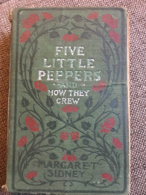 Antique book Five Little Peppers and How They Grew by Margaret Sidney