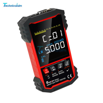 TOOLTOP 120V 500Ω Lithium Battery Internal Resistance Tester Battery Tester Tool