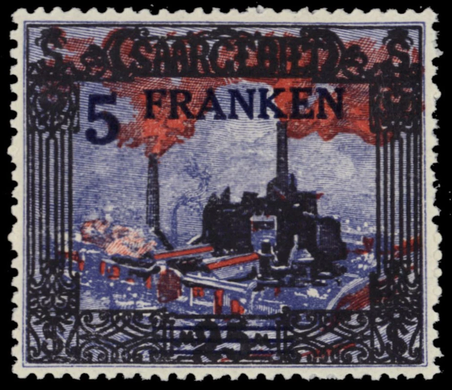 SAAR 98 - Burbach Steelworks "1921 Provisional" (pb86221) - Image 1 of 1