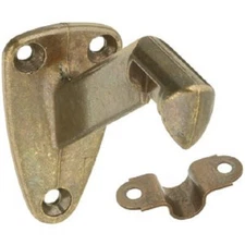 (3)-National Antique Brass Zinc Die-Cast W/Steel Strap Handrail Bracket N159566