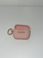 Guess Silicone Glitter Est - Case for Airpods Pink 