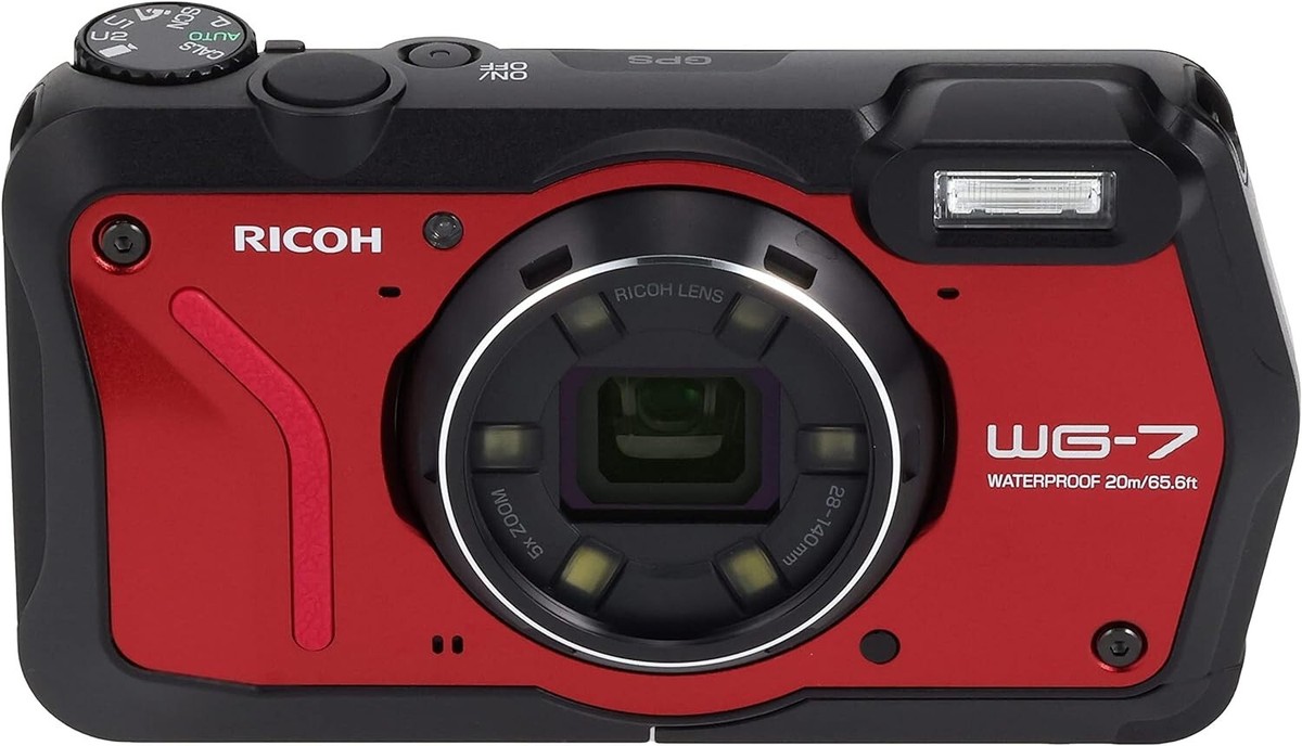 Near Mint RICOH WG-7 Red Full-scale outdoor camera From JAPAN | eBay Near Mint RICOH WG-7 Red Full-scale outdoor camera From JAPAN | eBay