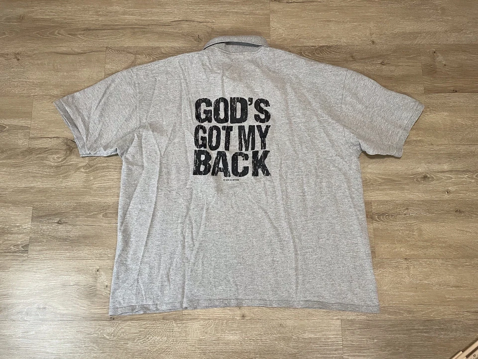 Polo Hombre Samoa Mo Le Atua Talla 3XL Gris Algodón Manga Corta Foto 2 de 4