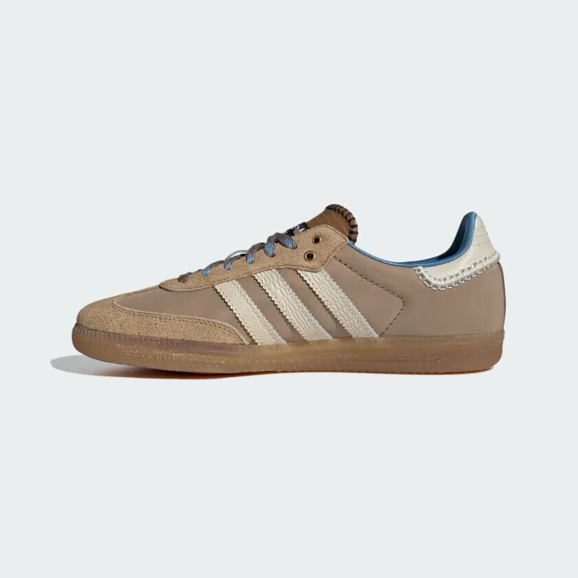 Adidas x Wales Bonner Samba Nylon Desert White Brown Size Adidas x Wales Bonner Samba Nylon Desert White Brown Size