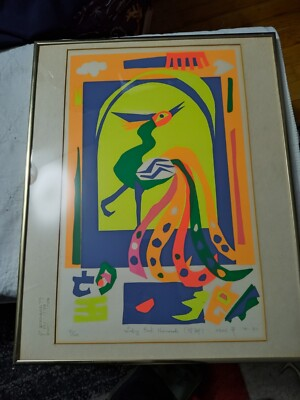 #ad #ad SILK SCREEN Print Looking Back Homewards By T.F. Chen Signed and Numbered $300.00