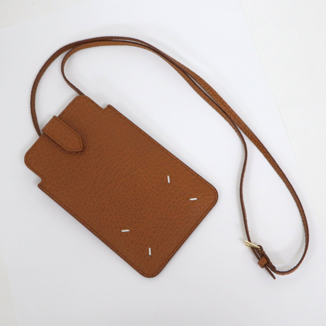 Maison Margiela Neck Strap Phone Case Leather X Camel | eBay 