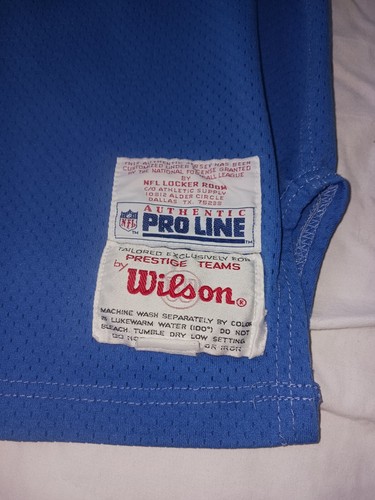 Herman Moore Authentic Wilson ProLine Jersey Sz XL Detroit Lions RARE - 第 3/3 張圖片
