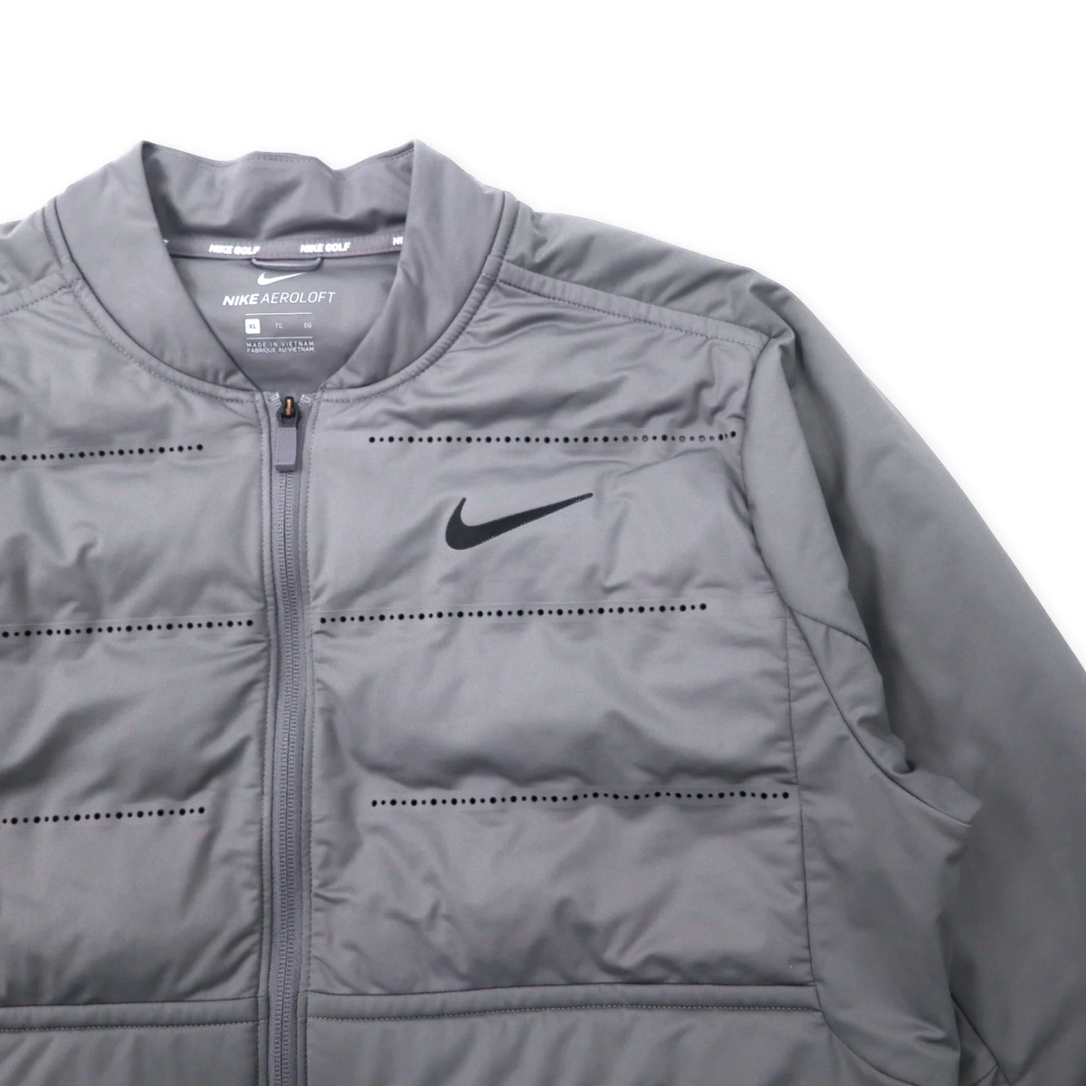 NIKE GOLF Aero Loft Jacket XL Gray Polyester Hotta Aeroloft 932236 