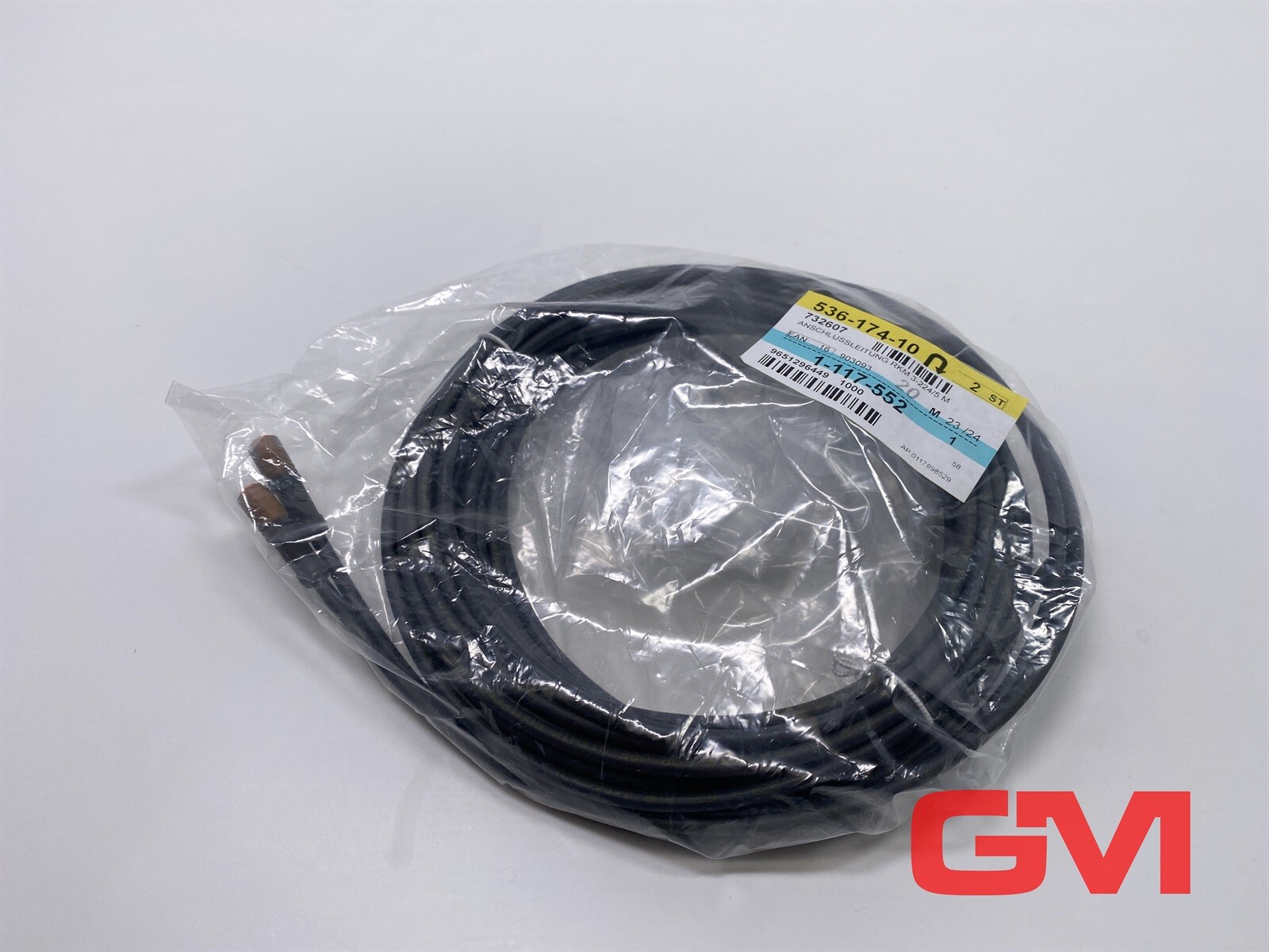 2x Lumberg Connection Cable RKM 3-224/5 M Connecting Cable M8 Socket