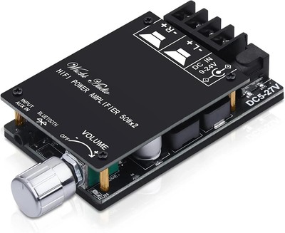 Audio Amplifier Board, ZK-502C Mini Bluetooth Amp Receiver 2.0 Channel 50W x 2, 