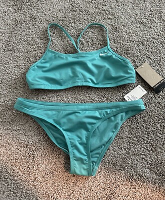 nike racerback bikini top and bottom set