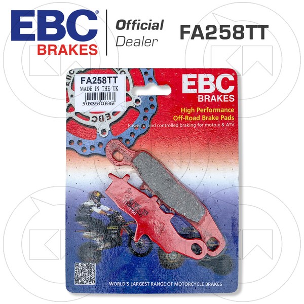 BremsbelÄGe Vorne Ebc Kohlenstoff FA258TT FüR Suzuki Rm 100 2003-2004-image