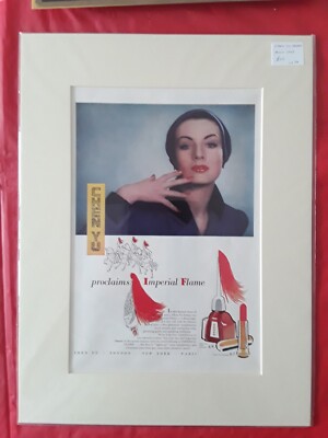 Chen Yu Imperial Flame Lippenstift Werbung 1953