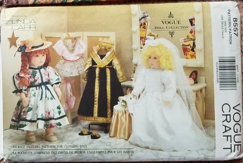 Vogue Doll Clothes Sewing Patterns 18" American Girl + Other sizes 160 U-Pick - Picture 74 of 115