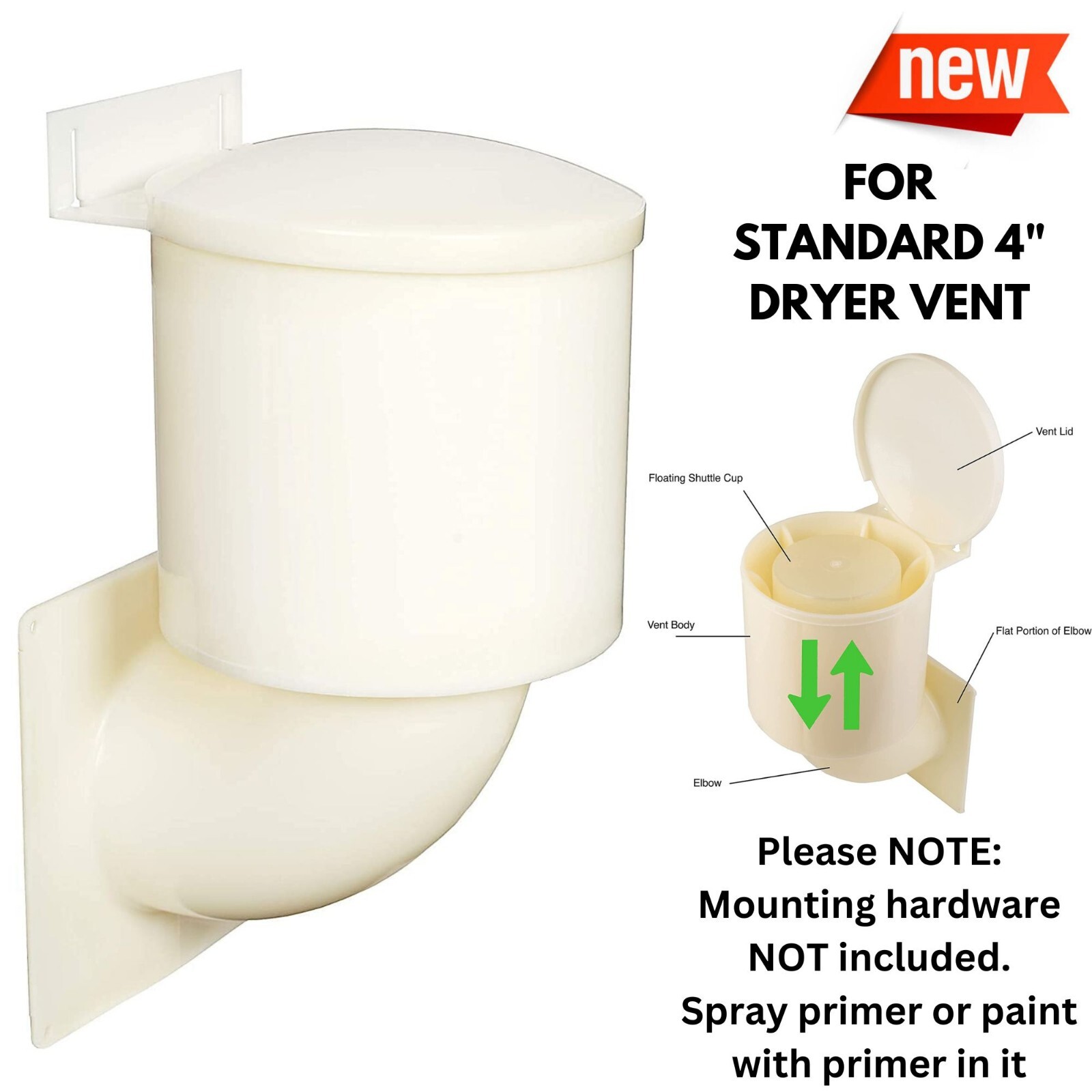 dryer outside vent replacement