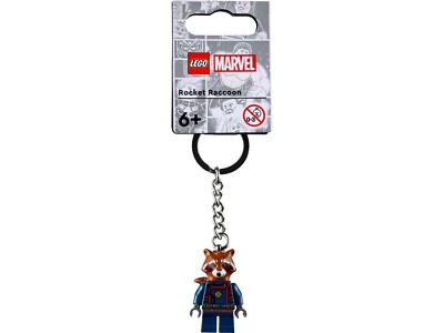 LEGO  MARVEL  Super Heroes Schlüsselanhänger 854296 Rocket Raccoon - NEU & OVP -