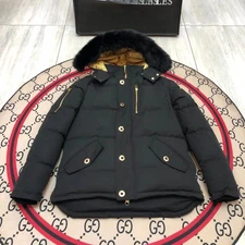 Moose Knuckles Women's Thick Silver Fox Collar Outdoor Ski Coat