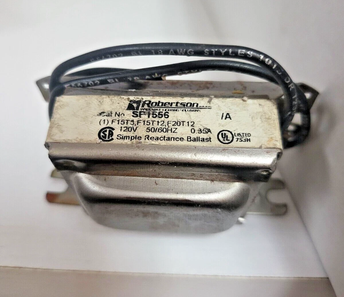 Robertson Ballast SP 1556 Preheat Start 120Vac eBay