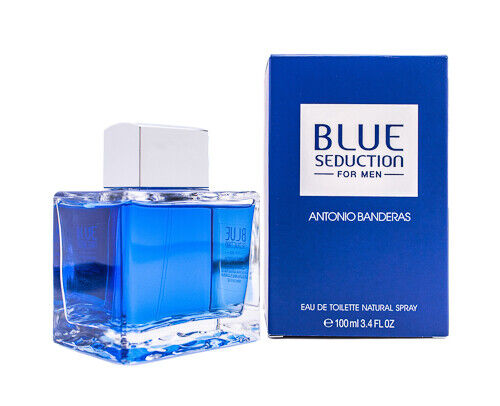 Blue Seduction for Men by Antonio Banderas 3.4 oz EDT Cologne for Men New In Box