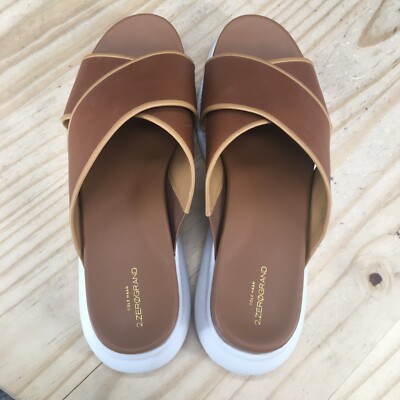 [COLE HAAN]★ZEROGRAND Crisscross★SLIDES Cole Haan Women Zerogrand Criss Cross Slide Sandals