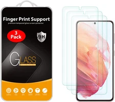3-Pack For Samsung Galaxy S21 / S21 Plus FE Tempered Glass Screen Protector