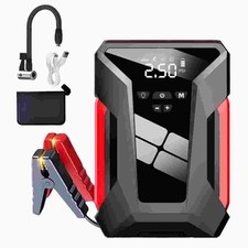 Car Jump Starter with Air Compressor 99800mAh Battery Jumper Box Charger Booster