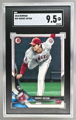 2094098 Shohei Ohtani 2018 Bowman #49 Rookie RC SGC 9.5