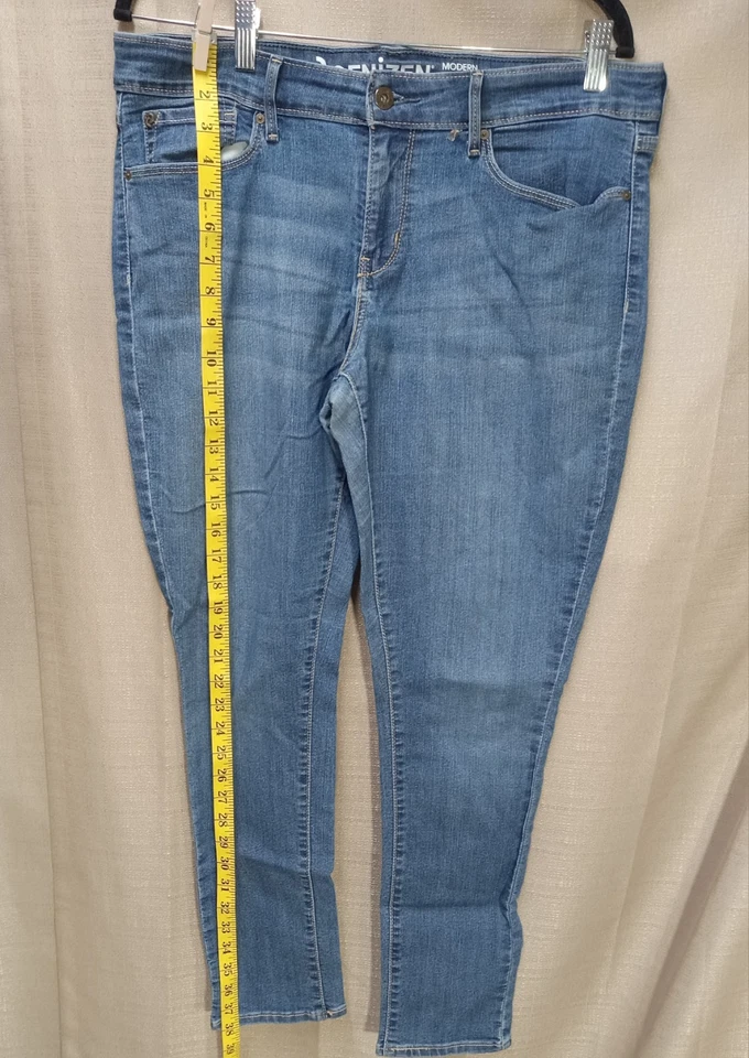 Jeans Denizen Levis para mujer 14M azul denim modernos ajustados W36 L29 Foto 3 de 4