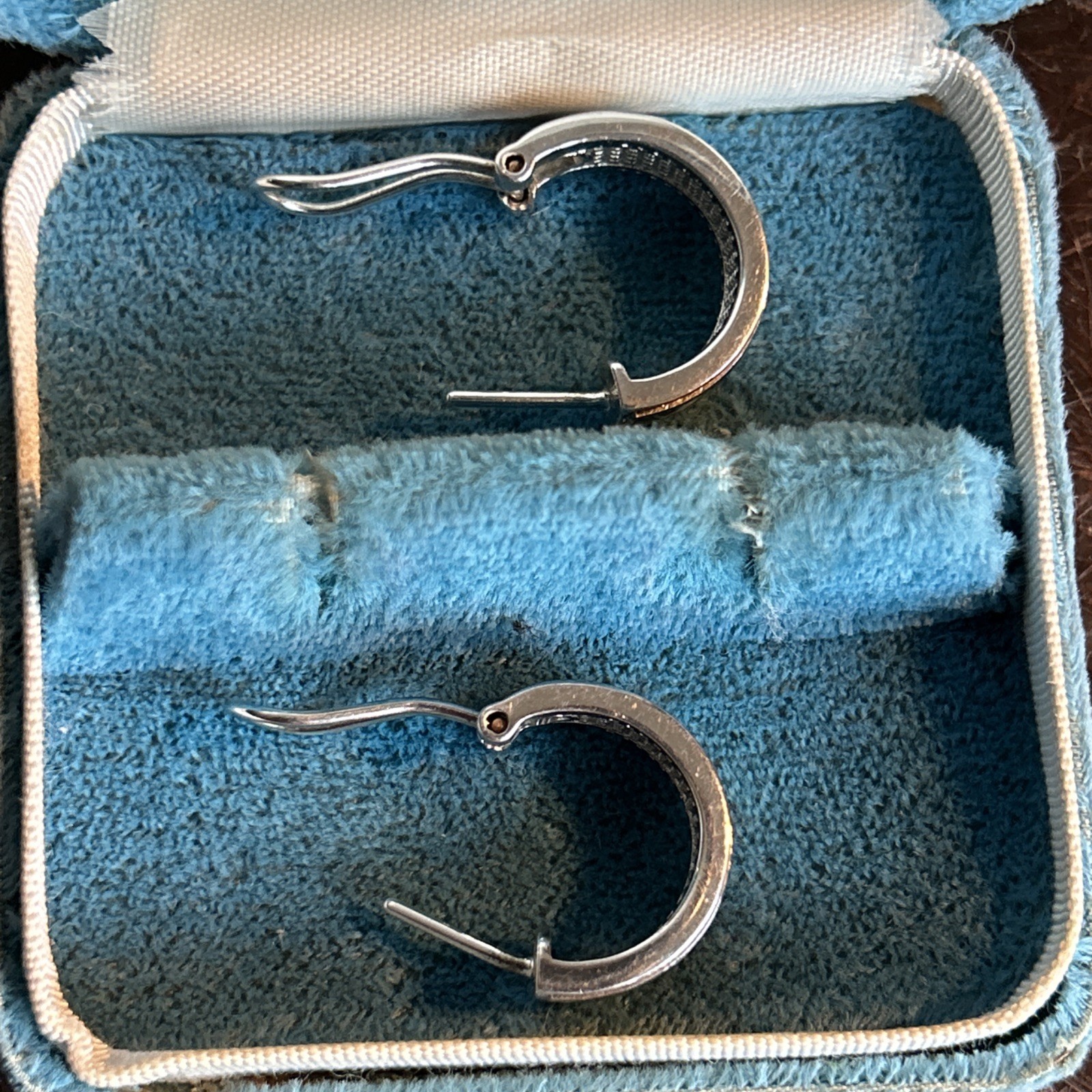 Sterling Silver Multi-Colored Enamel Earrings Cub… - image 4