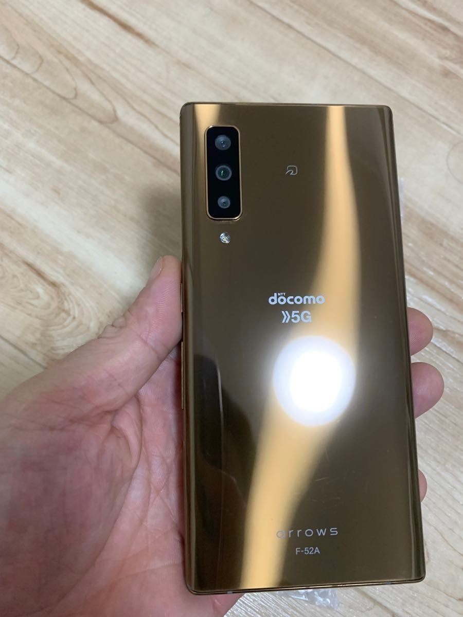 FUJITSU ARROWS NX9 F-52A 5G Android Phone Unlocked Gold Waterproof