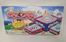 Inflatable Deluxe Edition Monopoly Game Table Set NEW OPEN BOX ONLY READ 
