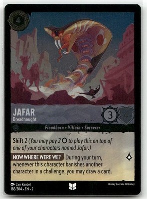 Jafar 183/204 Foil Rise of the Floodborn Disney Lorcana TCG