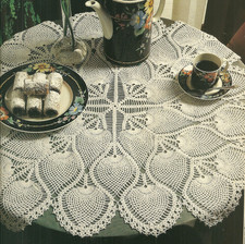 Pineapple Panoply Centerpiece Doily CROCHET PATTERN INSTRUCTION Pages