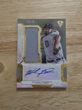 2018 Topps Triple Threads MICHAEL FULMER Silver Jumbo Jersey Autograph /75 Auto