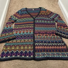Peruvian Connection Arcadia Cardigan Knit Siz...