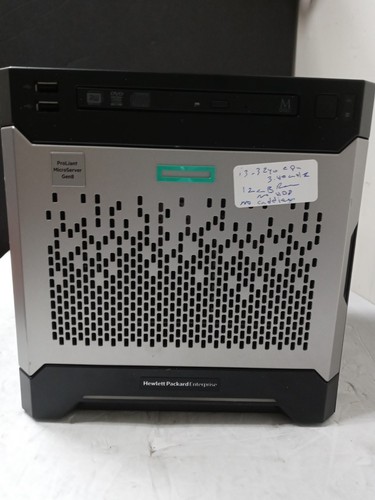HP ProLiant MicroServer Gen8 - Xeon E3-1220, 12TB SAS (4x3TB), 8GB RAM, P420, ILO Advanced - Usato
