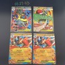 Pokemon TCG Japanese Mega Lucario EX RR + MA - Sun & Moon HOLO NM (4 Cards)