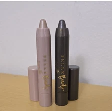 Belle Beauty by Kim Gravel – So Shady eye Stick  TWO units Green Tea ,soft pink 