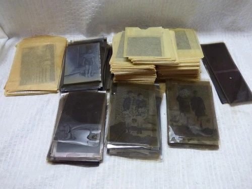 HUGE LOT OF 688 VINTAGE BLACK & WHITE NEGATIVES 1940'S