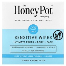 Sensitive Wipes, 15 Single Towelettes
