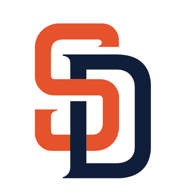 San Diego Padres City Connect 2.0 Colors SD Logo Decal Sticker